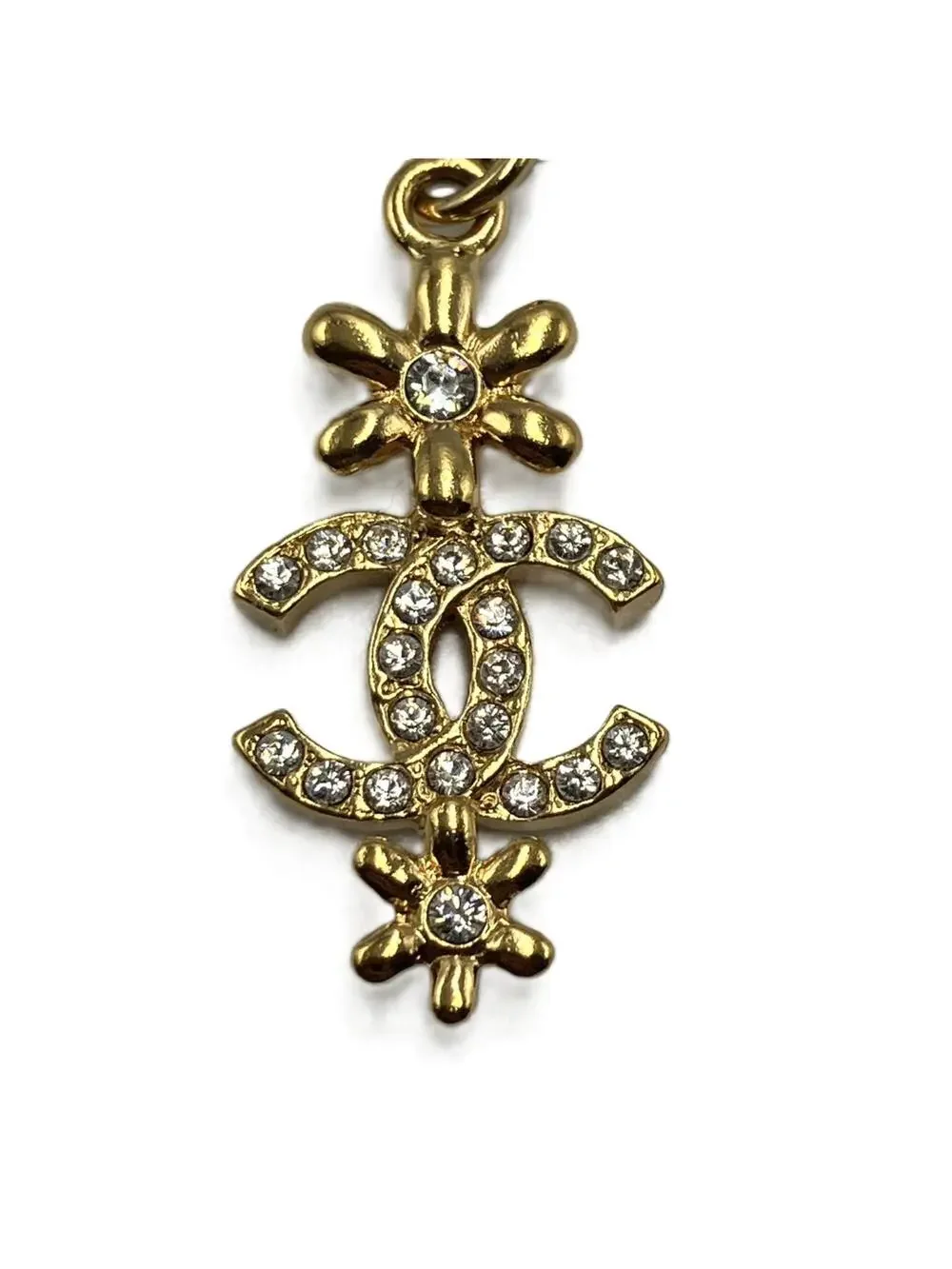 Chanel Pendant Necklace Metal Flower #357865C97B
